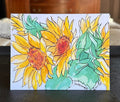 "Sunflowers" greeting card