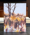 "Autumn Grasses" greeting card